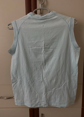 Nike Mavi Kolsuz V Yaka T-shirt