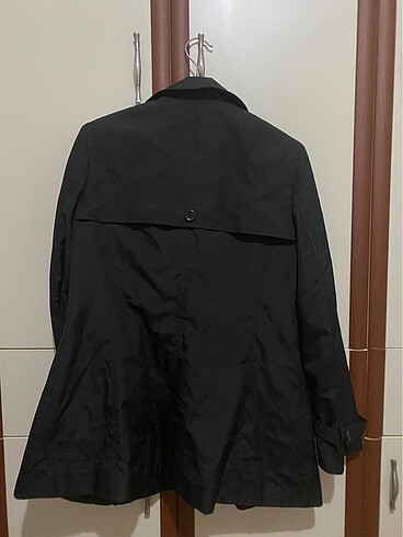 Koton Siyah trençkot