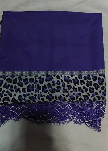 büyük oyalı çeyizlik el emeği el işi yazma tığ iğne oyalı tülben - Görsel 2