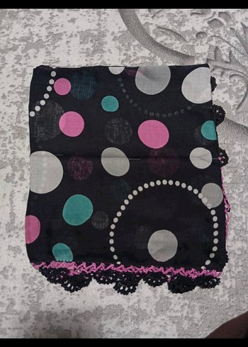 çeyizlik el emeği el işi yazma tığ iğne oyalı tülbent boncuksuz - Görsel 2