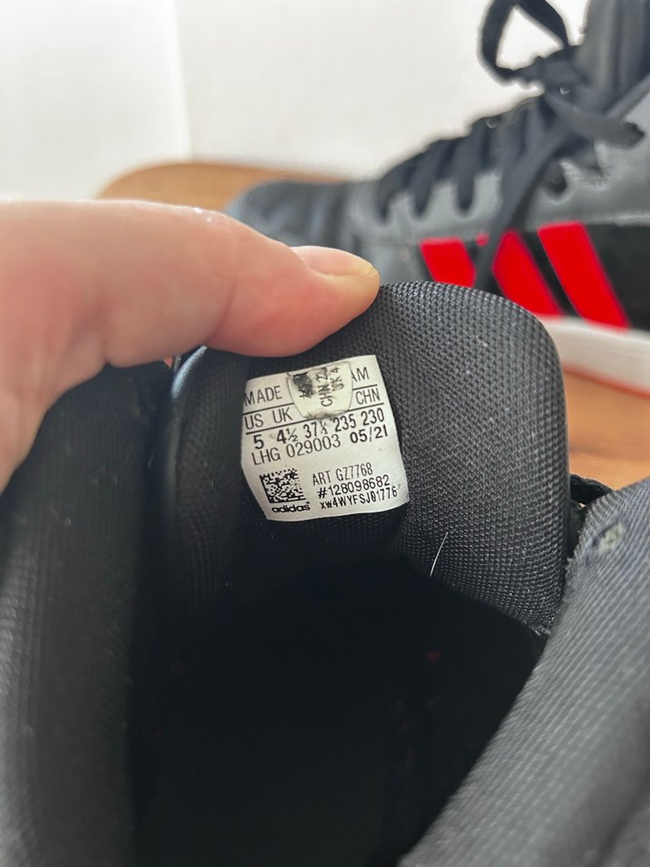 Kırmızı Siyah Erkek Çocuk Spor Ayakkabı - Görsel 3