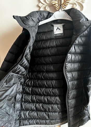 Siyah Fermuarlı Kadın Kışlık Mont - Görsel 10