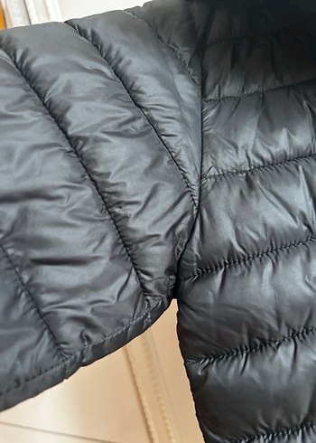 Siyah Fermuarlı Kadın Kışlık Mont - Görsel 3