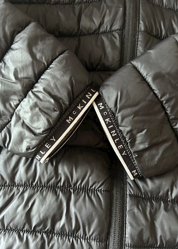 Siyah Fermuarlı Kadın Kışlık Mont - Görsel 7