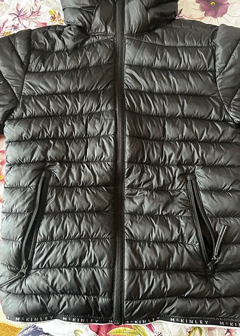 Siyah Fermuarlı Kadın Kışlık Mont - Görsel 6