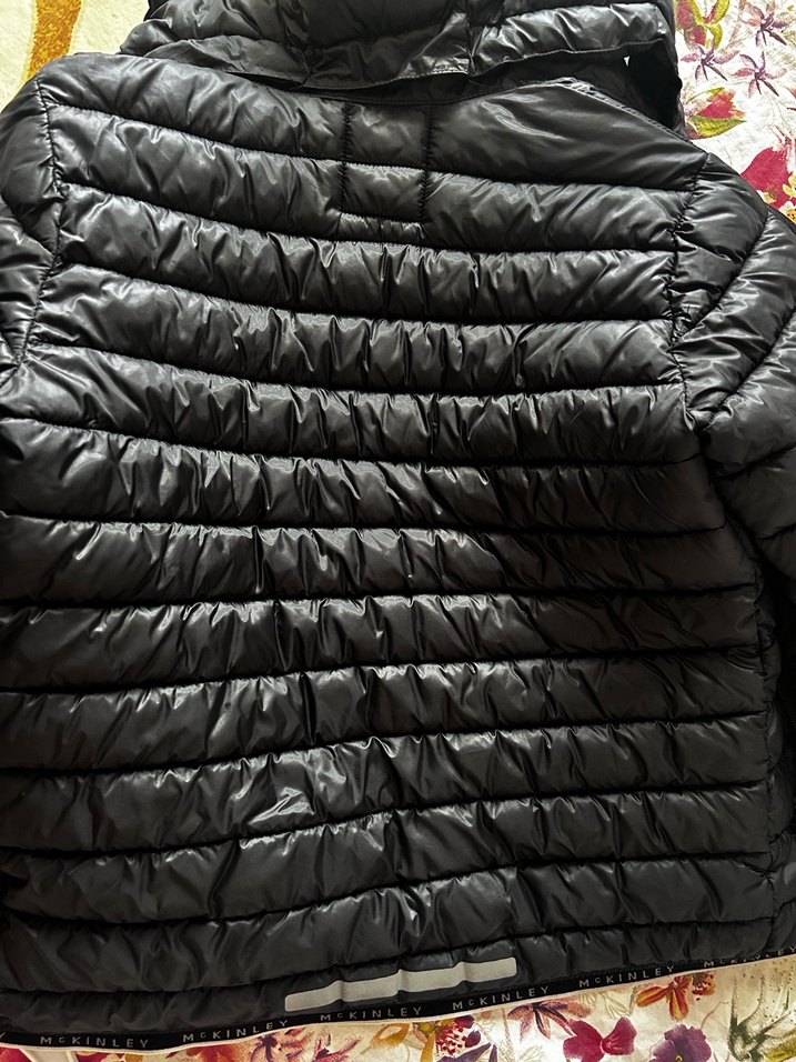 Siyah Fermuarlı Kadın Kışlık Mont - Görsel 4