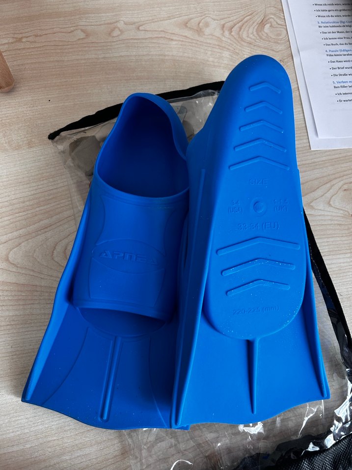 Mavi Erkek Spor Su Ayakkabısı Velcro - Görsel 3