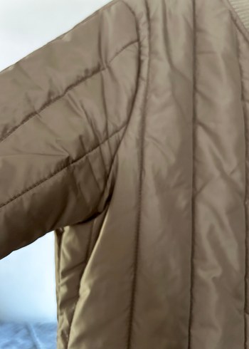 Bej Kadın Fermuarlı Mont - Görsel 6