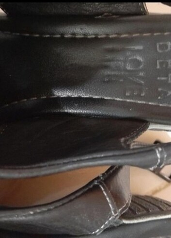 36,5 Beden BETA Deri sandalet