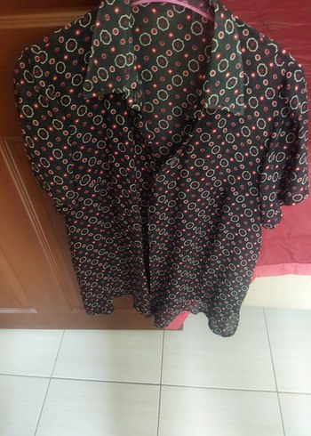 Diğer Çiçek Desenli Bohem Hamile Tunik