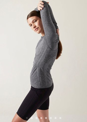 ATHLETTA Uzun Kollu Kadın Atletik Üst - Görsel 5