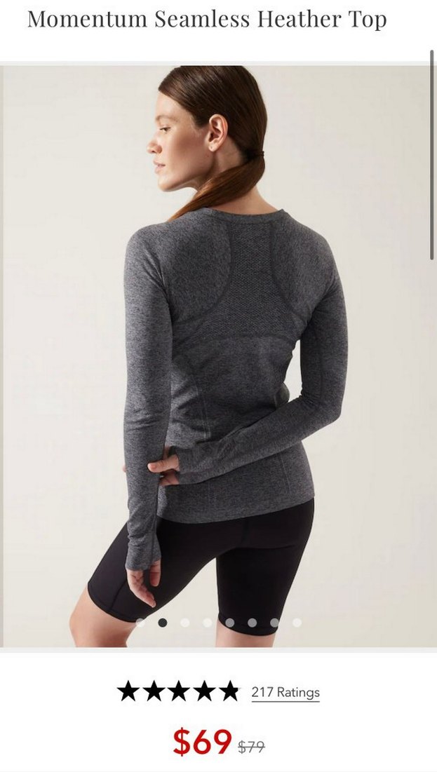 ATHLETTA Uzun Kollu Kadın Atletik Üst - Görsel 2