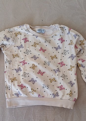 18-24 Ay Beden 5 adet Kız Çocuk sweat