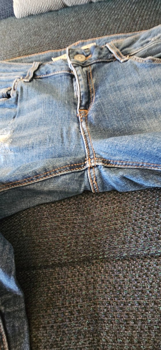 Kadın Mavi Midi Boy Denim Şort - Görsel 4