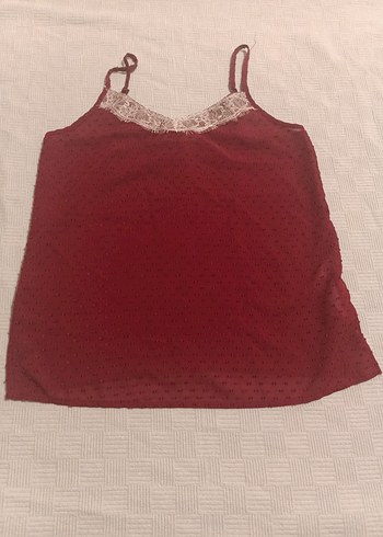 LC Waikiki Bordo Dantelli V Yakalı Kadın Atlet