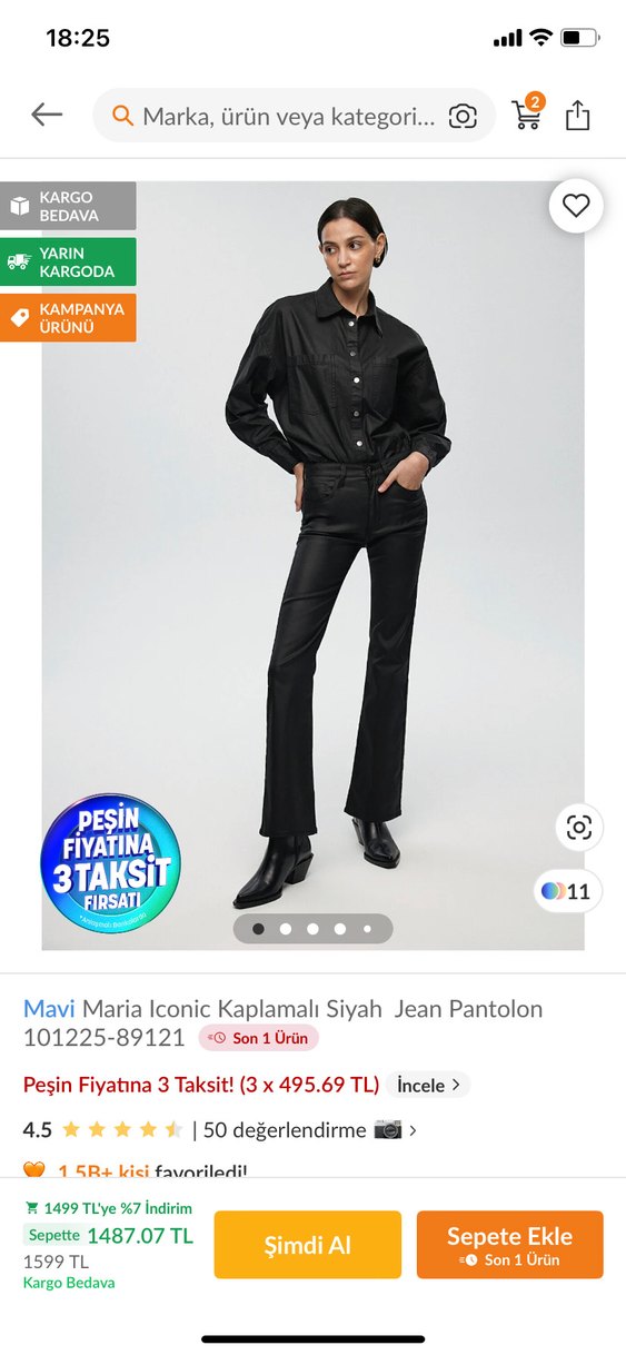 Siyah Parlak Deri Mumlu İspanyol Paça Kadın Pantolon Zara - Görsel 4