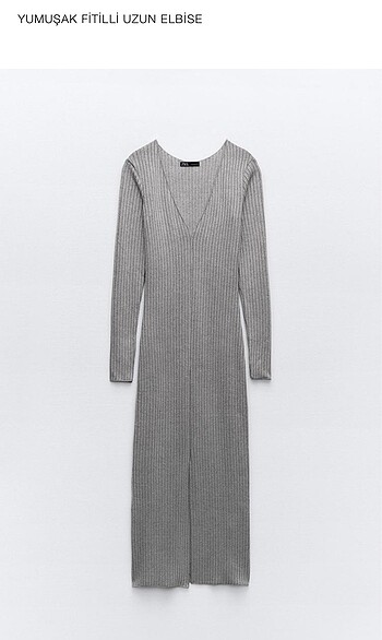 Zara midi boy elbise