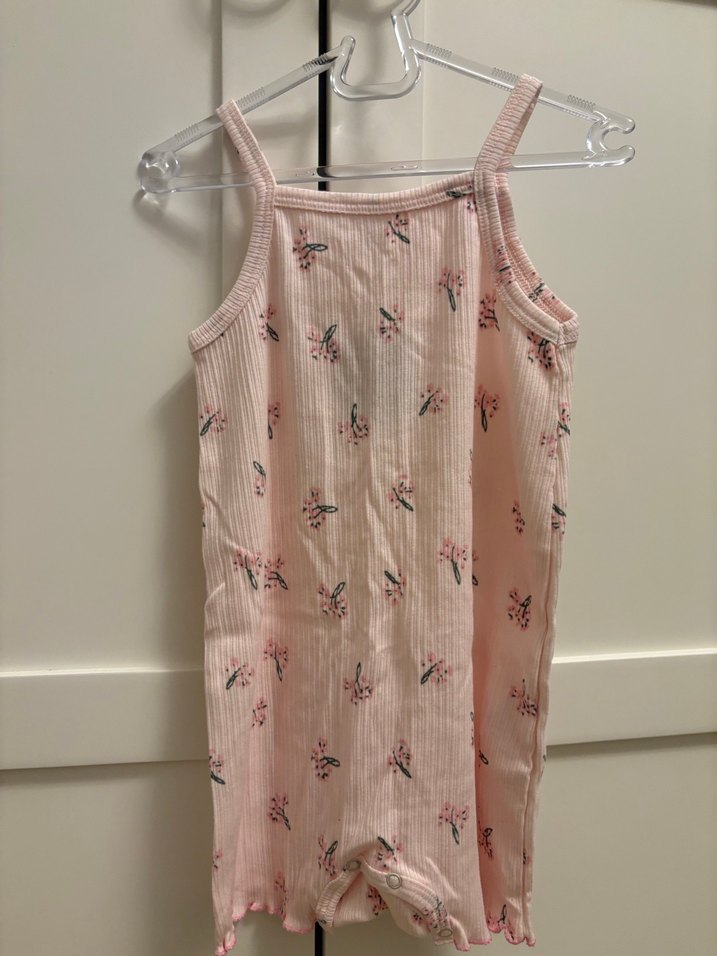 Kız Çocuk Pembe Dantelli Baskılı Atlet - Görsel 2