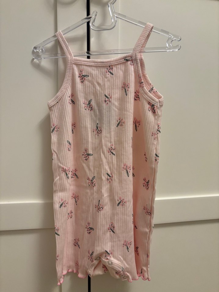 Kız Çocuk Pembe Dantelli Baskılı Atlet - Görsel 3