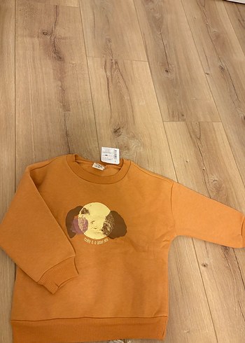 Kahverengi Çocuk Sweatshirt - Görsel 4