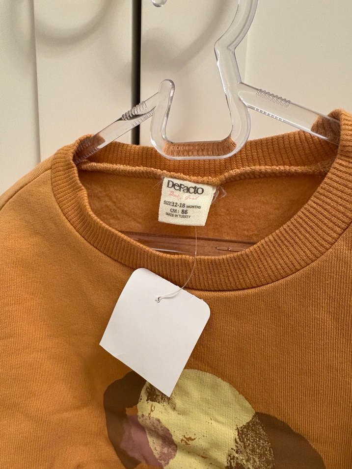 Kahverengi  Çocuk Sweatshirt - Görsel 3