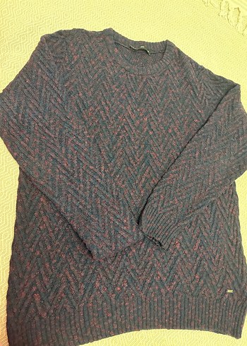 Renkli Yün Örgü Erkek Kazaklars/m bedenler - Görsel 7