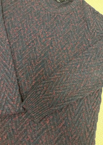 Renkli Yün Örgü Erkek Kazaklars/m bedenler - Görsel 9