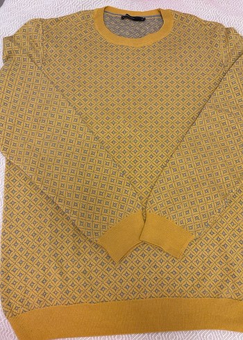 Renkli Yün Örgü Erkek Kazaklars/m bedenler - Görsel 10