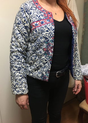 Zara Etnik desenli ceket