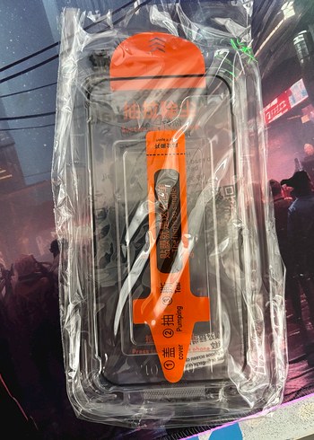 Toz Geçirmez Koyu Gri Telefon Ekran Koruyucu iPhone 13 - Görsel 2