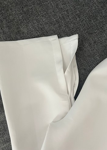 Beyaz Kadın scuba Pantolon - Görsel 2