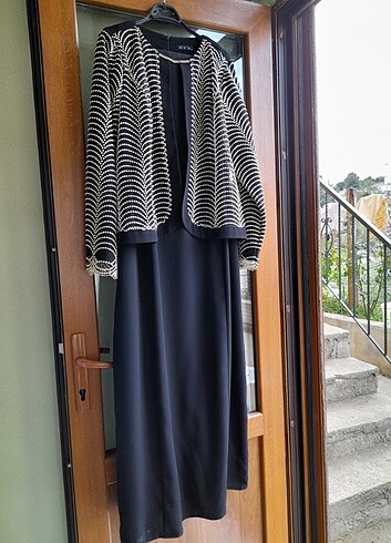 Zara Siyah tesettür abiye