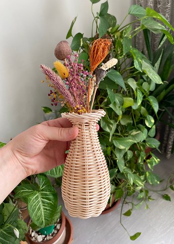 Rattan bambu vazo