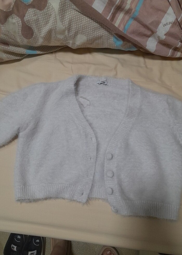 Crop hırka - Görsel 3