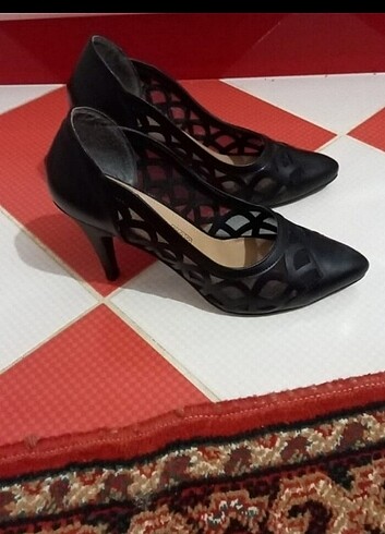 40 Beden siyah Renk Kadın topuklu ayakkabı 