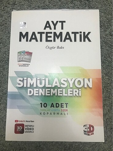 3D Yayınları Ayt Matematik Denemeleri