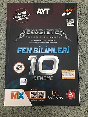 Bekosistem Ayt Fen Bilimleri Denemeleri