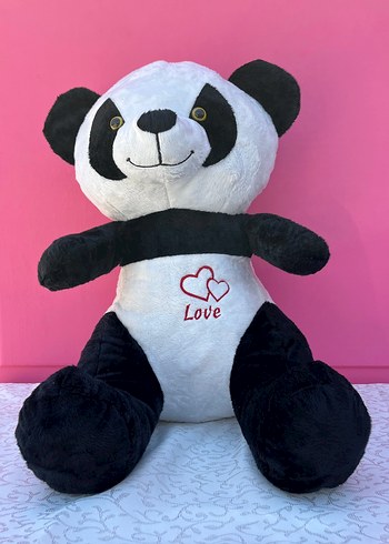 Beden Renkli Peluş Panda Oyuncak