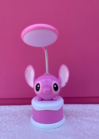 Beden Pembe Sevimli Karakter Masa Lambası
