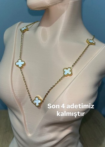 Altın Renk Detaylı Kadın Kolye