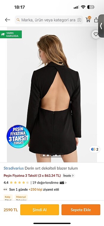 m Beden Blazer elbise