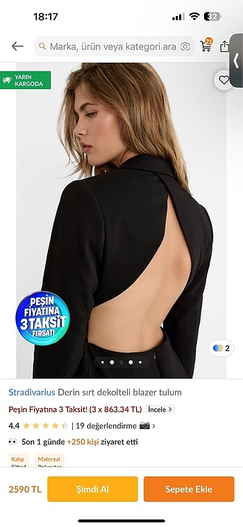 m Beden siyah Renk Blazer elbise