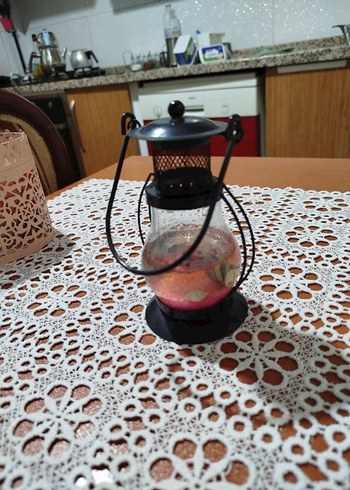 Renkli Siyah Mini Fener Mumluk