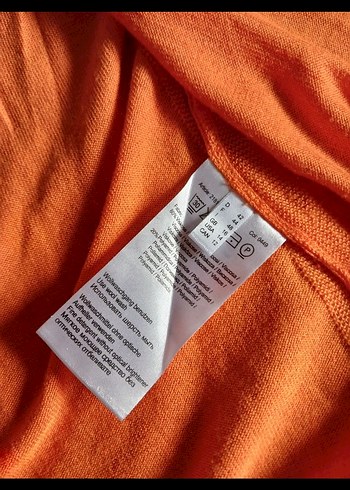 More&More  Turuncu Düğmeli Midi Kadın Hırka - Görsel 4