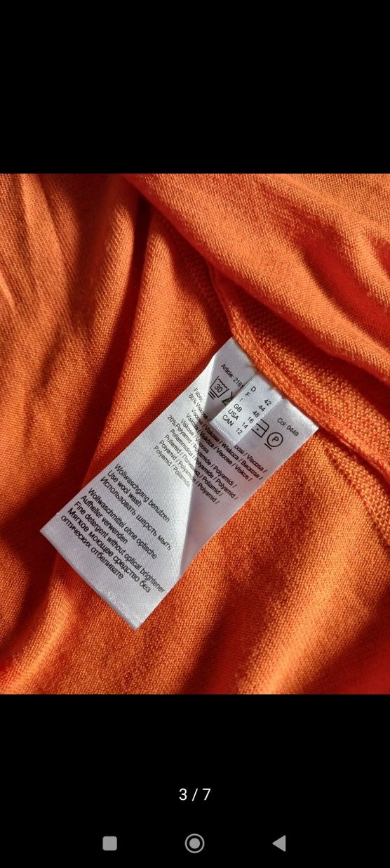 More&More  Turuncu Düğmeli Midi Kadın Hırka - Görsel 4