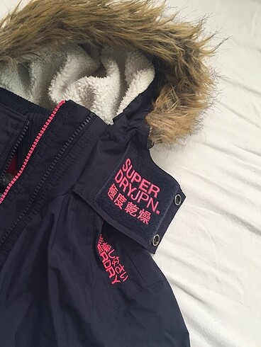 s Beden Superdry üç fermuarlı mont