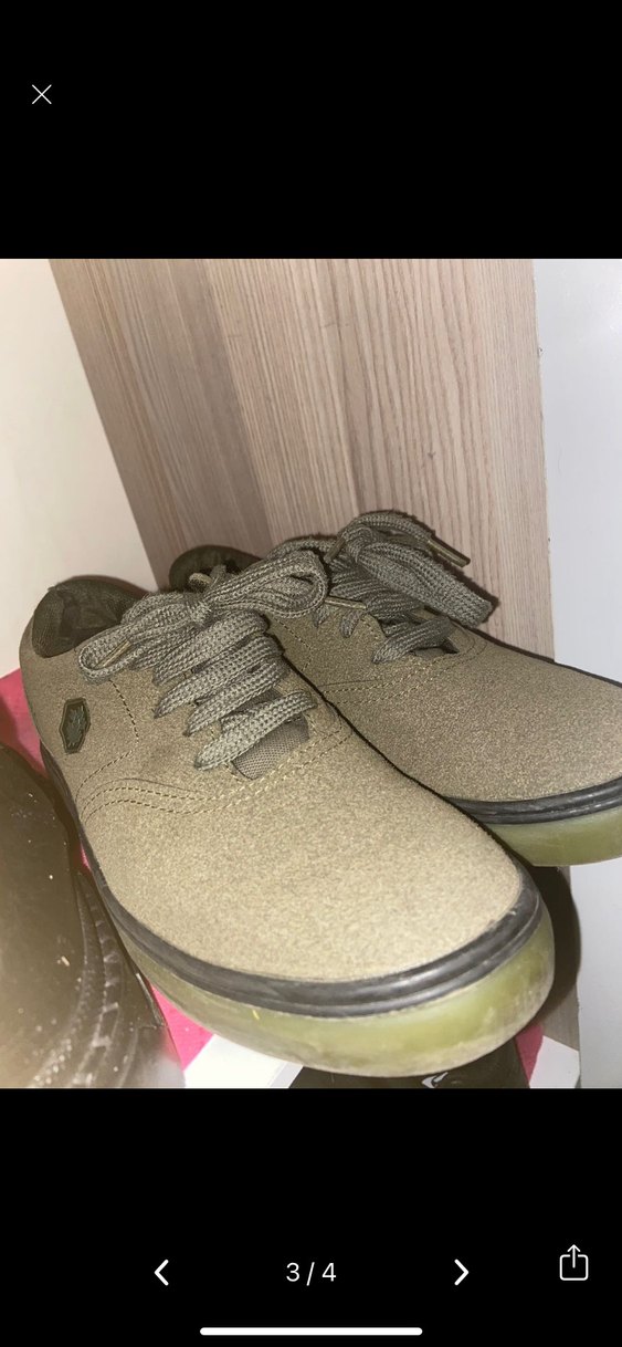 Haki kadın Ayakkabı - Minimalist Sokak Stili - Görsel 2