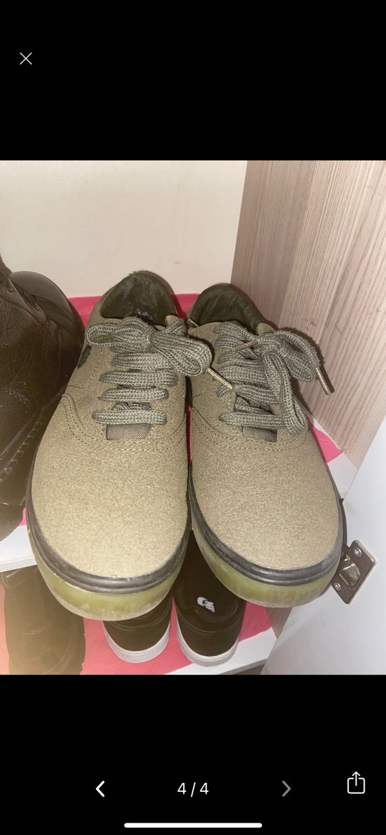 Haki kadın Ayakkabı - Minimalist Sokak Stili - Görsel 3