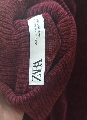 10 Yaş Beden Kadife takım zara bluz