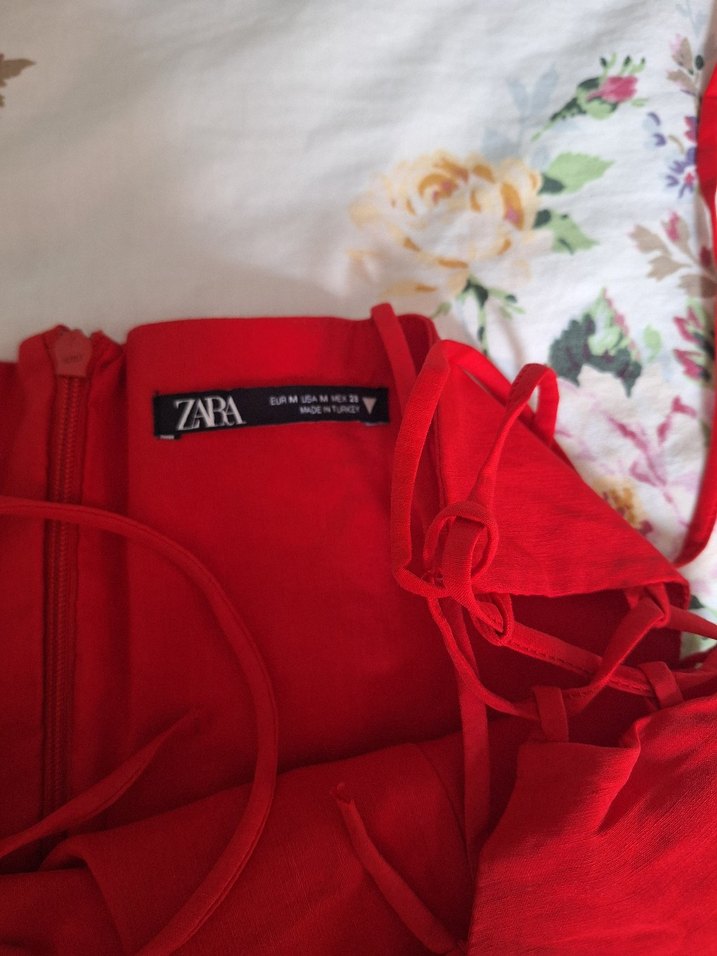 zara Mini Bohem Elbise - Görsel 2